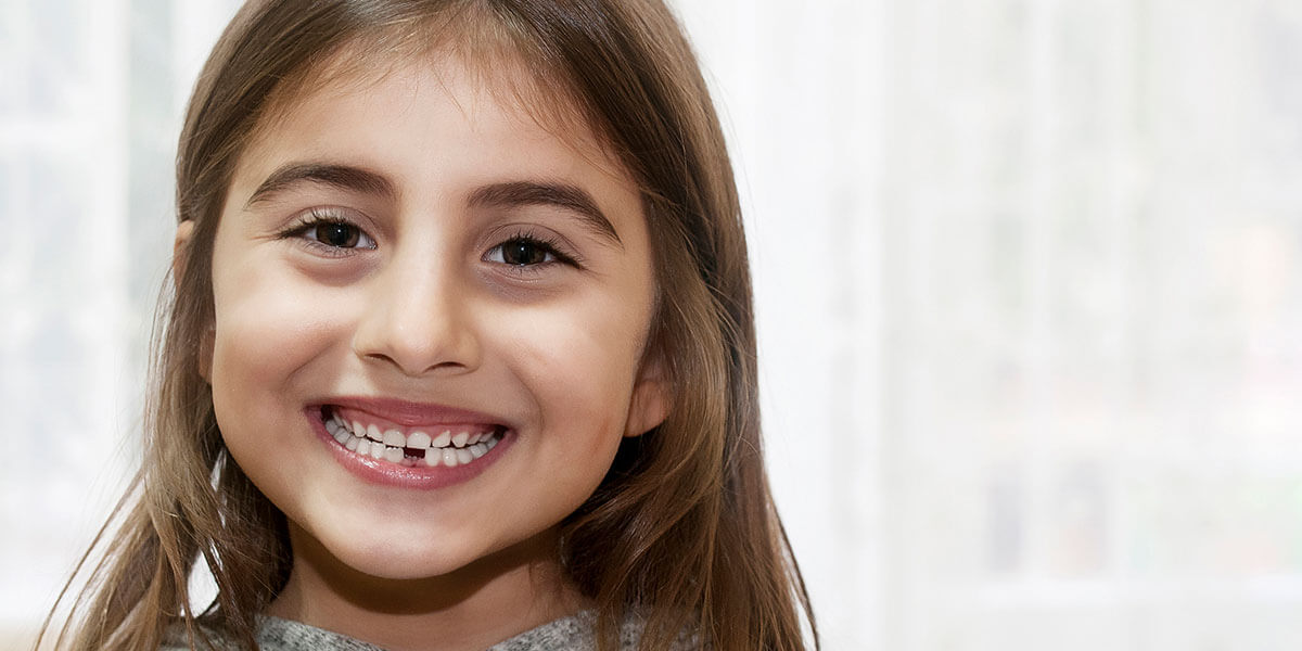 Young girl smiling